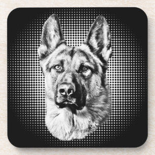 Porta-copo Cão de german shepherd