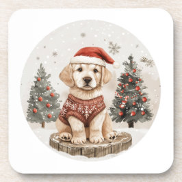 Porta-copo Cão de Natal do Labrador Retriever