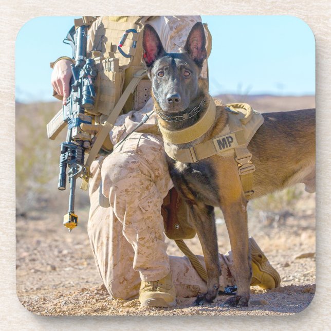 PORTA-COPO CÃO DE TRABALHO MILITAR DOS EUA (Frente)
