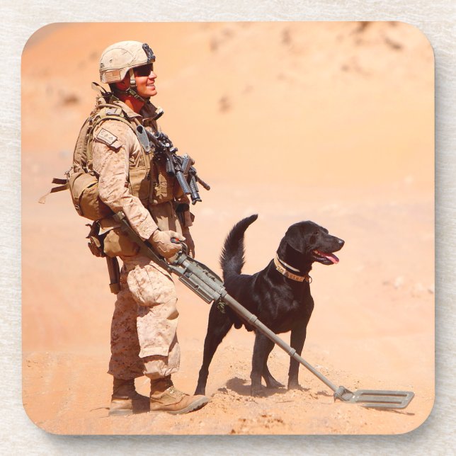 PORTA-COPO CÃO DE TRABALHO MILITAR DOS EUA (Frente)