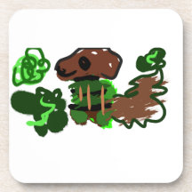 cão em verde