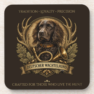 Porta-copo Cão Perdigueiro Alemão , Logo de Caça