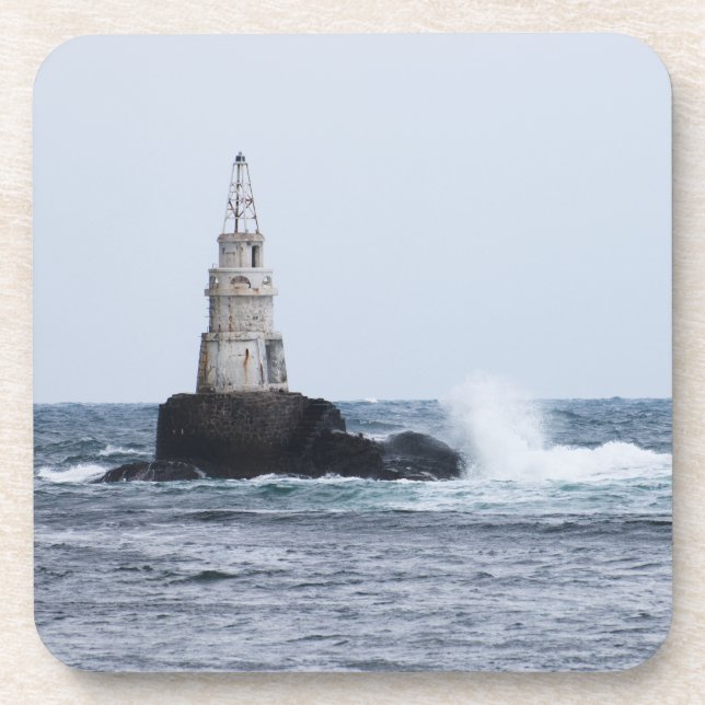 Porta-copo Capa de mar com farol (Frente)