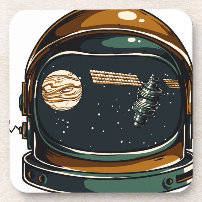 Porta-copo capacete espacial (Frente)