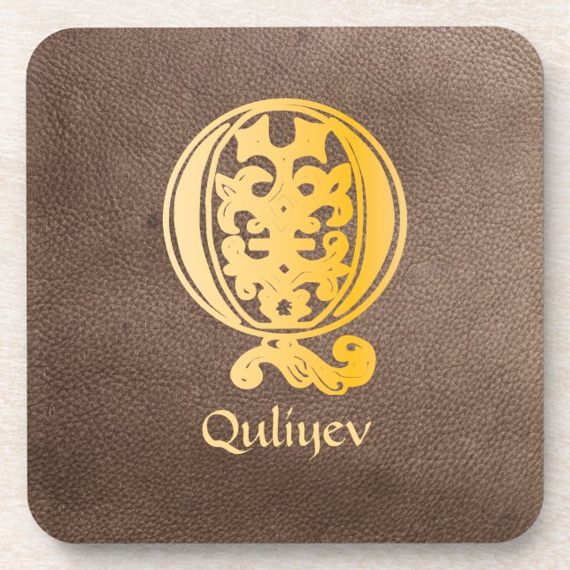 Porta-copo Capital Decorativo Botânico Medieval Q (Frente)