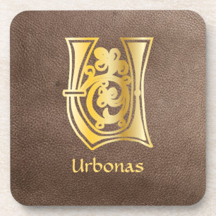 Porta-copo Capital Decorativo Botânico Medieval U