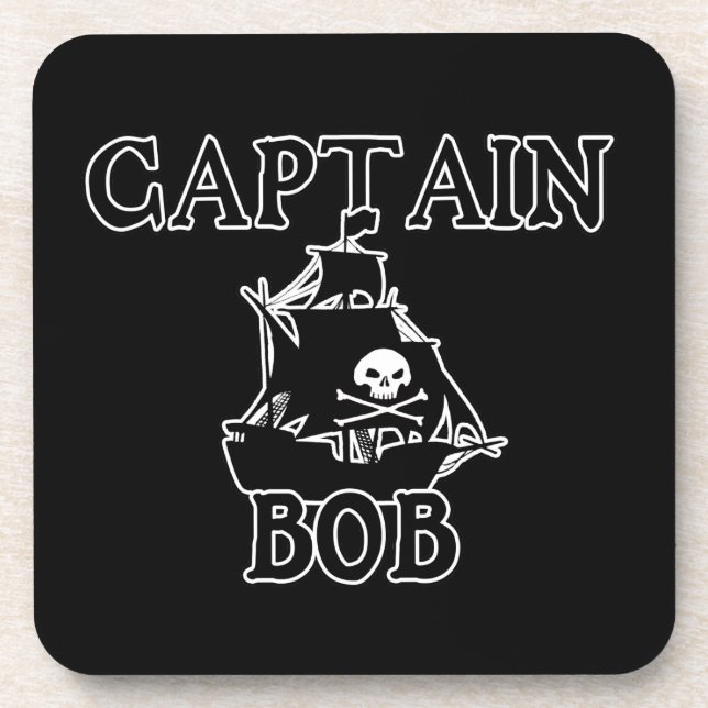 Porta-copo Capitão Bob (navio pirata) (Frente)
