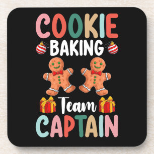 Porta-copo Capitão da Equipe de Assar Biscoitos Natal Familia