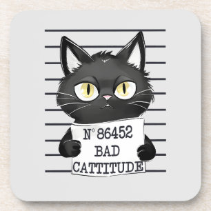 Porta-copo Captura Má - Captura de Gato Negro