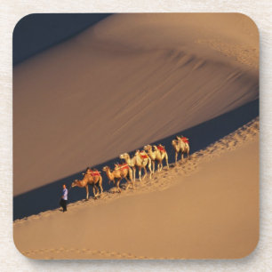 Porta-copo Caravana de camelos no deserto, Dunhuang, Gansu