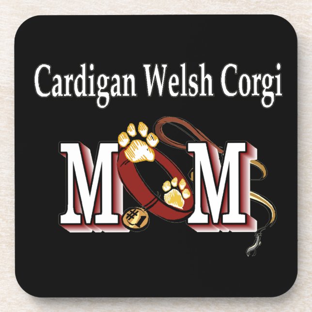 Porta-copo Cardigan Welsh Corgi Dog MOM (Frente)