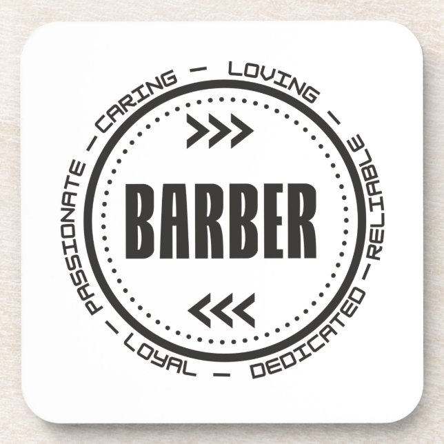Porta-copo Cargo de Barber Incrível (Frente)
