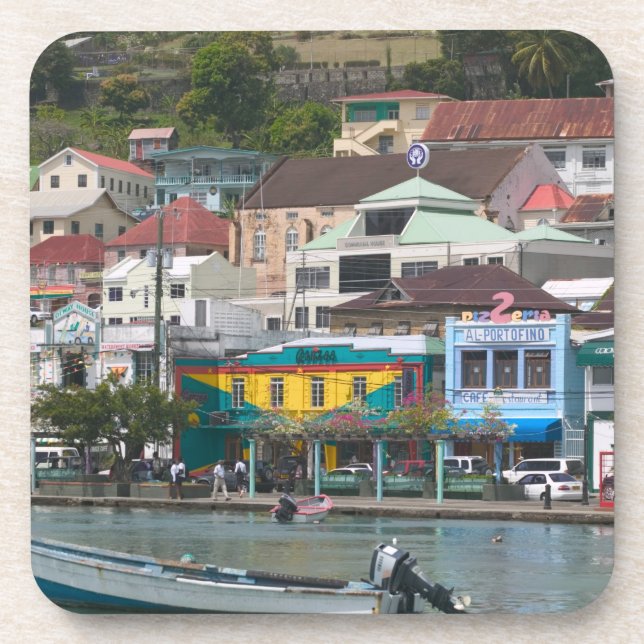 Porta-copo Caribe, GRANADA, Rua, George, Rua, George (Frente)