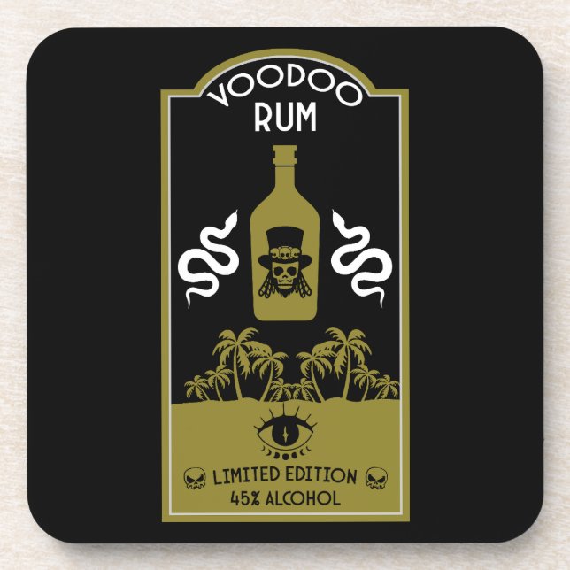 Porta-copo Caribe Voodoo Rum (Frente)