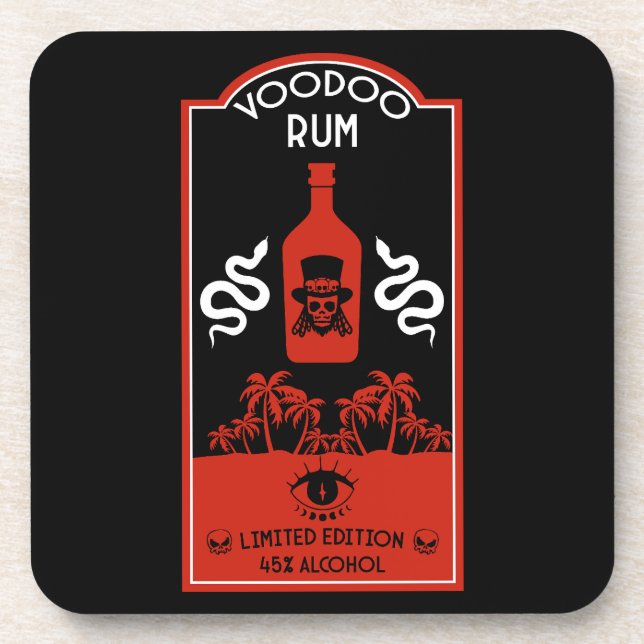 Porta-copo Caribe Voodoo Rum (Frente)