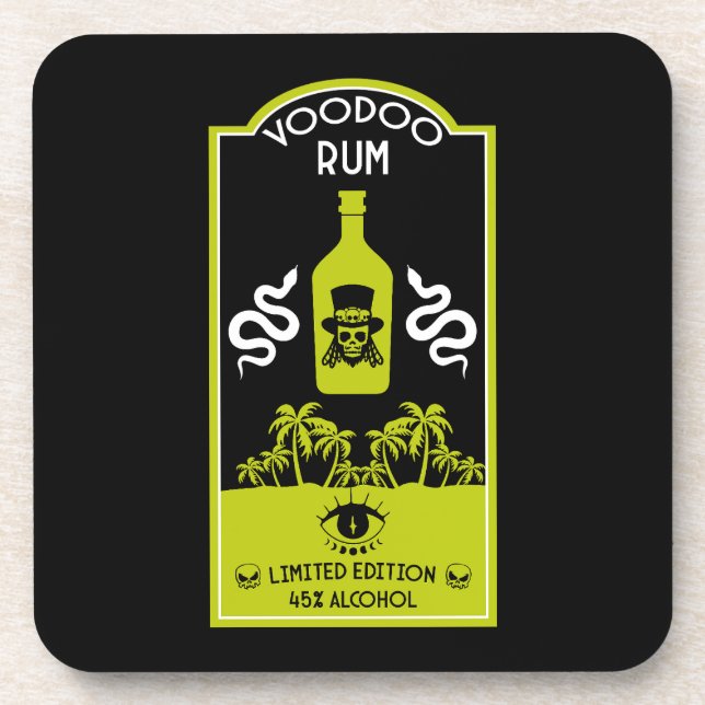 Porta-copo Caribe Voodoo Rum (Frente)