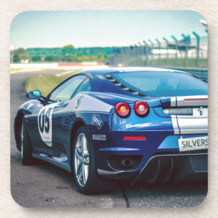 Porta-copo Carro de Corrida Azul