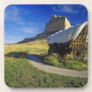 Porta-copo carroça Conestoga no Scottsbluff National