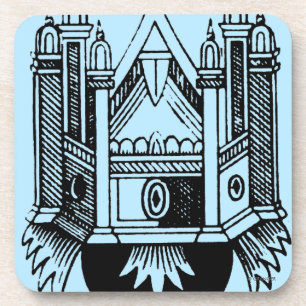 Porta-copo Cartão de Tarot: O ás dos copos