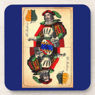 Porta-copo Cartão tarot do século XIX n.º 1