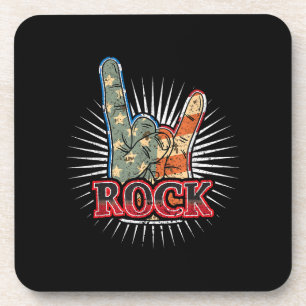 Porta-copo Cartaz de Concerto de Banda de Rock Vintage EUA -