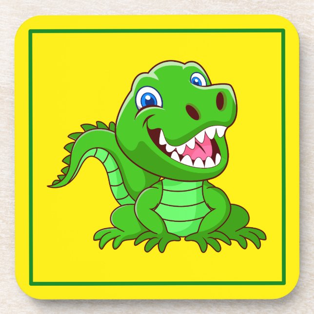 Porta-copo Cartoon Crocodilo Sorridente-64836 (Frente)