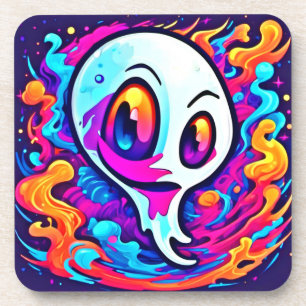 Porta-copo Cartoon Ghost Vibrante