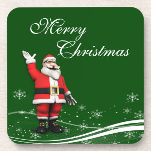 Porta-copo Cartoon Papai Noel Natal