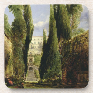 Porta-copo Casa de campo D'Este, Tivoli (óleo em canvas)