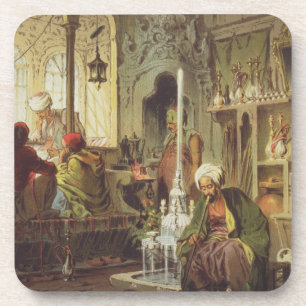 Porta-copo Casa do café do otomano, 1862 (litho da cor)