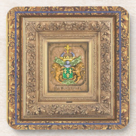 Porta-copo Casaco de armas da família neerlandesa Van Westerv