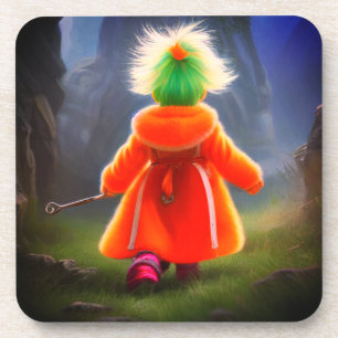 Porta-copo Casaco laranja