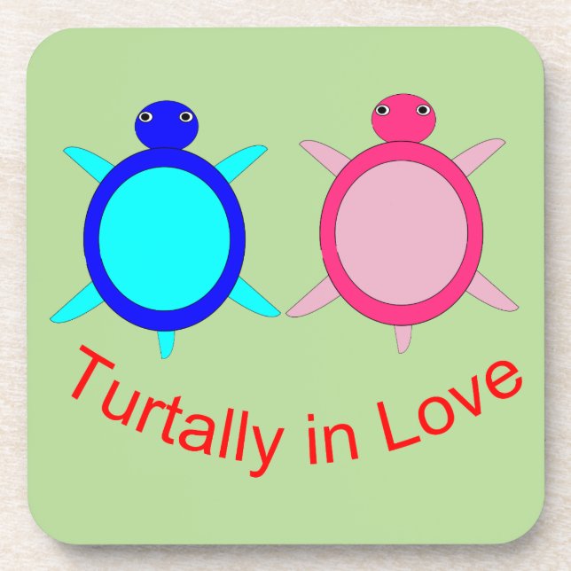 Porta-copo Casal de Tartaruga (Frente)