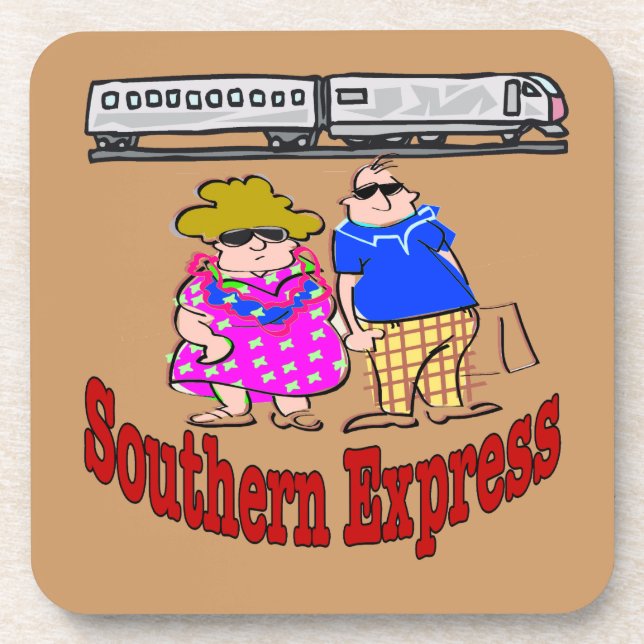 Porta-copo Casal do comboio, Southern Express, (Frente)