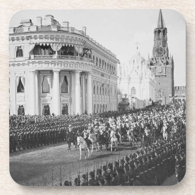 Porta-copo Casamento do Tsar Nicholas (1868-1918) a Alexandra (Frente)