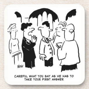 Porta-copo Casamento Vota Vicar e Melhor Homem. Piada engraça