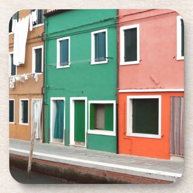 Porta-copo Casas à beira-mar (Frente)