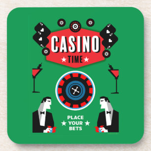 Porta-copo Casino Gambling Poker Roulette