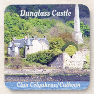 Porta-copo Castelo Dunglass - Clan Colquhoun/Calhoun