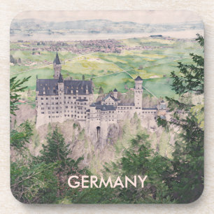 Porta-copo Castelo Retro Neuschwanstein na Alemanha