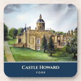 Porta-copo Castle Howard York England Watercolor Painting