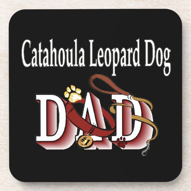 Porta-copo Catahoula Leopard Dog Pai (Frente)