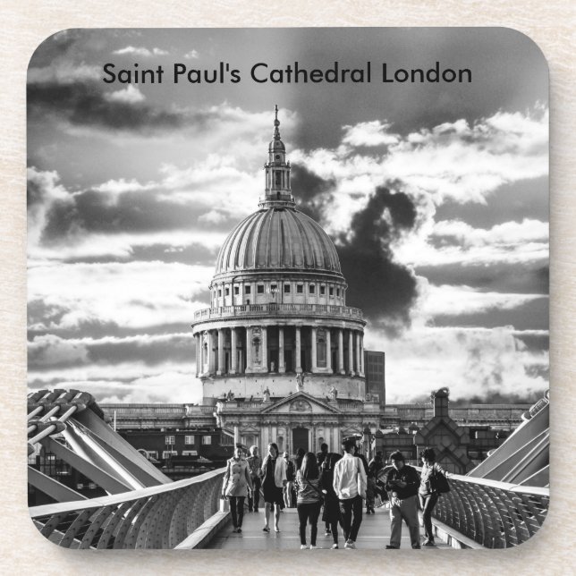 Porta-copo Catedral de São Paulo Londres. (Frente)