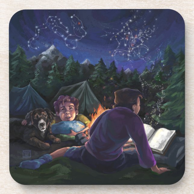 Porta-copo Cavaleiros de Verão (Frente)