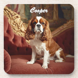 Porta-copo Cavalier King Charles Personalizado Conjunto de Po