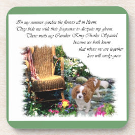 Porta-copo Cavalier King Charles Spaniel Summer Garden
