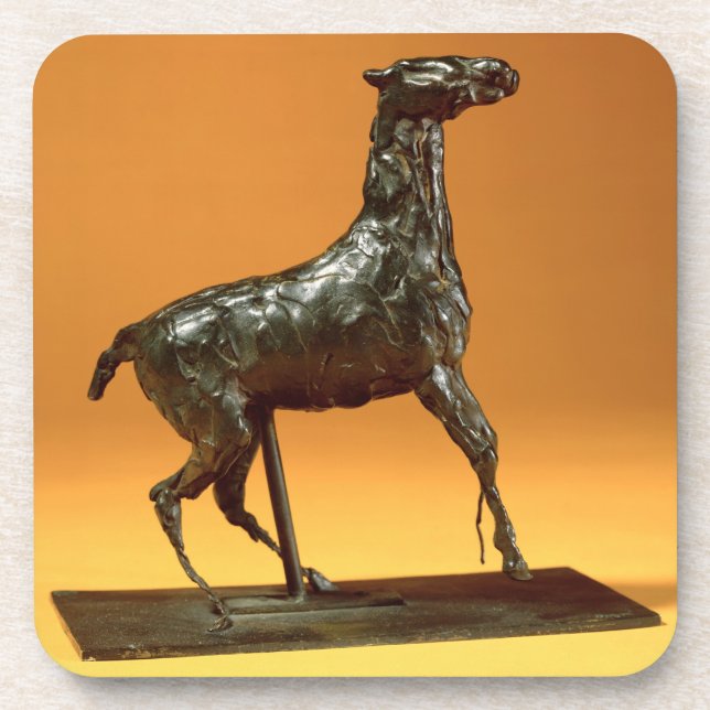 Porta-copo Cavalo Caracoling (bronze) (Frente)