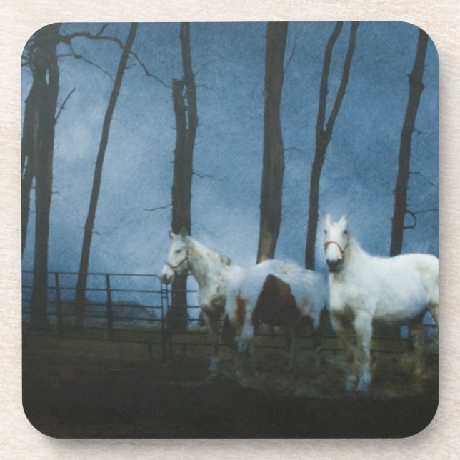 Porta-copo Cavalos Fantásticos à Meia-Noite (Frente)