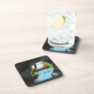 Porta-copo Caverna da Floresta Tropical