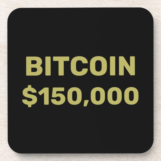 Porta-copo Celebração do Bitcoin 150000 (Frente)